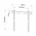 Techly Wall Mount Ultra Slim for LCD/LED TV 23-55 schwar - Techly