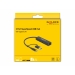 DELOCK 3 Port USB 3.2Gen1 Hub Gigabit LAN USB Typ-C o. Typ-A