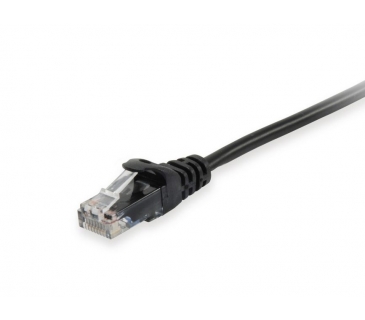 Câble Réseau Cat6 Patchkabel Cat6A U/UTP 2xRJ45 10.00m Black LSZH - Equip