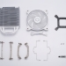 Refroidisseur Cooler Master Hyper 212 Halo White - Cooler Master