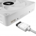 Corsair Cooler CORSAIR 120*120*25 QX120 RGB LED Fan White Single - Corsair