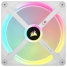 Corsair Cooler CORSAIR 140*140*25 QX140 RGB LED Fan White Single - Corsair