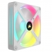 Corsair Cooler CORSAIR 140*140*25 QX140 RGB LED Fan White Single - Corsair