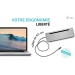 Accessoires I-tec USB-C Ergo 3x LCD Dock Metal Ergonomic 4 - I-tec