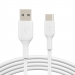 USB-A to USB-C PVC White 1m Twin Pack - Belkin