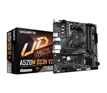 Carte Mère Gigabyte A520M DS3H V2 AM4/DDR4/HDMI-DP/ATX - Gigabyte