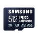 SD MicroSD Card 512GB Samsung SDXC PRO Ulti.(Class10) Read retail - Samsung