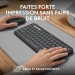 Clavier Logitech Pebble 2 Combo for Mac TONAL GRAPHITE FR - Logitech