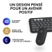 Clavier Logitech Pebble 2 Combo for Mac TONAL GRAPHITE FR - Logitech