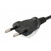 Y-Netzverlangerung IEC C7 - 2pin 3M St/Bu Black - Equip