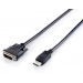 Displayport Cable auf DVI(24+1)(S/S) 2.00m Black - Equip