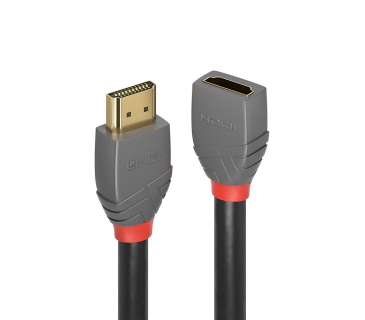Câble Ecran Lindy HDMI 2.0 Verlangerungskabel 1m, Anthra Line