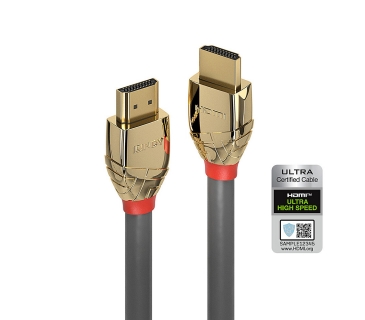 Câble Ecran Lindy HDMI Cable Ultra High Speed 2m, Gold Line