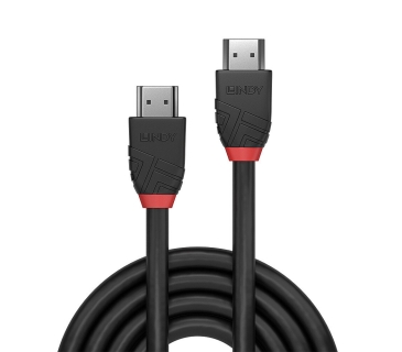 Câble Ecran LINDY HDMI Cable 8K60Hz, Black Line 0,5m