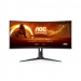 Moniteur Aoc 34.0 Inch - Curved - 34G2XP/BK 180Hz VA Curved 3440x1440 Gaming - Aoc