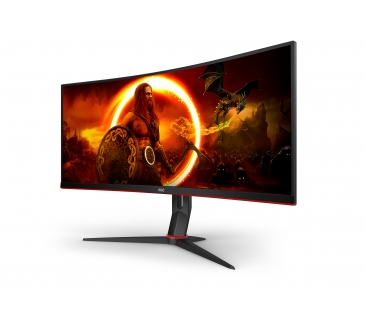 Moniteur Aoc 34.0 Inch - Curved - 34G2XP/BK 180Hz VA Curved 3440x1440 Gaming - Aoc