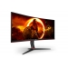 Moniteur Aoc 34.0 Inch - Curved - 34G2XP/BK 180Hz VA Curved 3440x1440 Gaming - Aoc