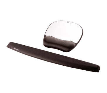 Tapis souris Fellowes wrist support mousepad black