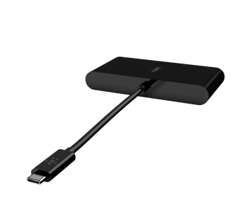Adaptateur Audio Video USB-C Multimedia+Charge Adapter GBE - Belkin