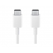 Samsung Galaxy Fast Charger 3Amp Cable USB Type C to USB-C 1.8m White - Samsung