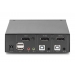 KVM Switch, 4K60HZ, 2x1 DP in, 1x DP USB out