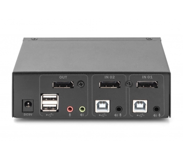 Switch KVM KVM Switch, 4K60HZ, 2x1 DP in, 1x DP USB out
