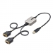 STARTECH.COM 2ft 60cm 2-Port USB to Serial Adapter Cable COM Retention FTDI USB to DB9 RS232 Changeable DB9 Screws/Nuts - Startech