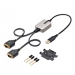 STARTECH.COM 2ft 60cm 2-Port USB to Serial Adapter Cable COM Retention FTDI USB to DB9 RS232 Changeable DB9 Screws/Nuts - Startech