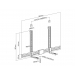 Equip Wall Mount for Audio/Video Gerate max.15kg sw - Equip