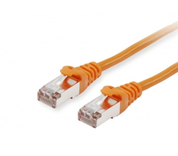 Câble Réseau Cat6 Patchkabel Cat6 S/FTP 2xRJ45 0.15m orange - Equip