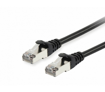 Câble Réseau Cat6 Patchkabel Cat6 S/FTP 2xRJ45 25.00m Black - Equip