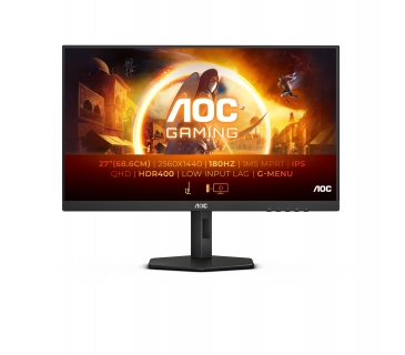 Moniteur Aoc 27.0 inch - Flat - Q27G4X - 180Hz WQHD 2560*1440 - Dalle Fast IPS - Aoc