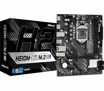 Carte Mère Asrock H510M-H2/M.2 SE mATX Intel H510 2DDR4 S1200 gen11 retail - Asrock