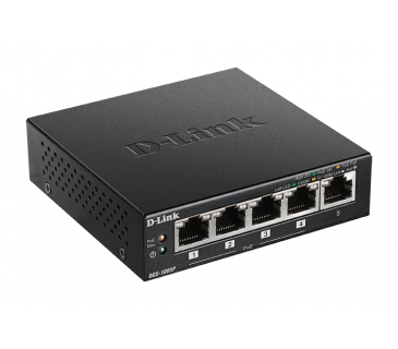 Hub Switch D-LINK 5-Port Desktop Gigabit PoE+ Switch - D-Link