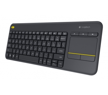 Clavier Logitech Wireless Touch KBD K400 Plus Black NDX - Logitech