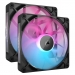 Corsair RX RGB Series iCUE LINK RX140 RGB 140mm RGB Fan Dual Fan Kit - Corsair