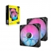 Corsair RX RGB Series iCUE LINK RX140 RGB 140mm RGB Fan Dual Fan Kit - Corsair