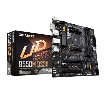 Carte Mère Gigabyte B550M DS3H (B550,AM4,mATX,AMD) - Gigabyte