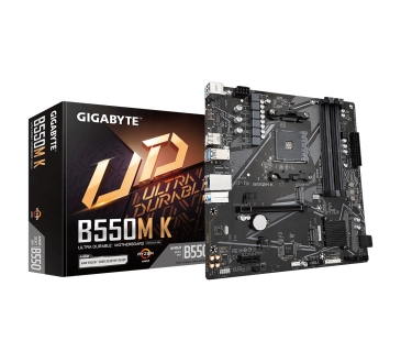 Carte Mère Gigabyte AM4 Gigabyte B550M-K - Gigabyte