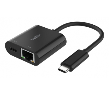 Câble USB USB-C Ethernet Adapter 100W PD - Belkin