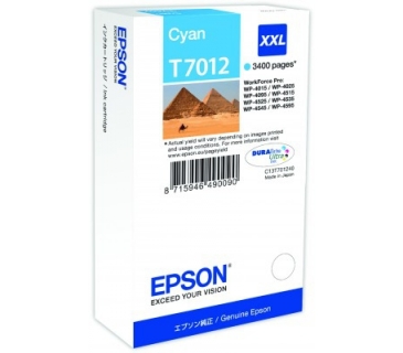Cartouche d encre Epson WP4000/4500 inktcartridge Cyan extra high capacity 3.400 Pages Blister - Epson