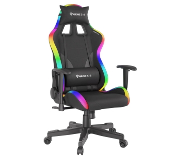 Chaise Genesis Gaming TRITON 600 RGB Black
