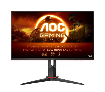 Moniteur Aoc New G2 280Hz Fast VA with 1ms GtG/HAS/H - Aoc