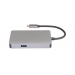USB-C Mini Dock USB-C to 2 x USB3.0 A /RJ45/ HDMI/VGA/Type C Data or PD charging Adapter