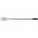 MiniJack Headset with Line-Mic 126-34, Headset, Head-band, Calls/Music, Black, Binaural, 1.2 m