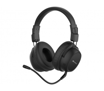 Casque Micro Sandberg Bluetooth Headset ANC FlexMic Bluetooth Headset ANC FlexMic, Headset, Head-band, Gaming, Black, Binaural, Button