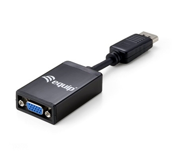 Adaptateur Ecran Equip Adapter equip DisplayPort - VGA Black - Equip