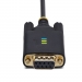 STARTECH.COM 10ft/3m USB to Null Modem Serial Adapter Cable COM Retention FTDI USB-A to RS232 Changeable DB9 Screws/Nuts - Startech