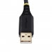 STARTECH.COM 10ft/3m USB to Null Modem Serial Adapter Cable COM Retention FTDI USB-A to RS232 Changeable DB9 Screws/Nuts - Startech