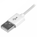 1m white2pole Lightning cabel/iPhone/PaD - Startech